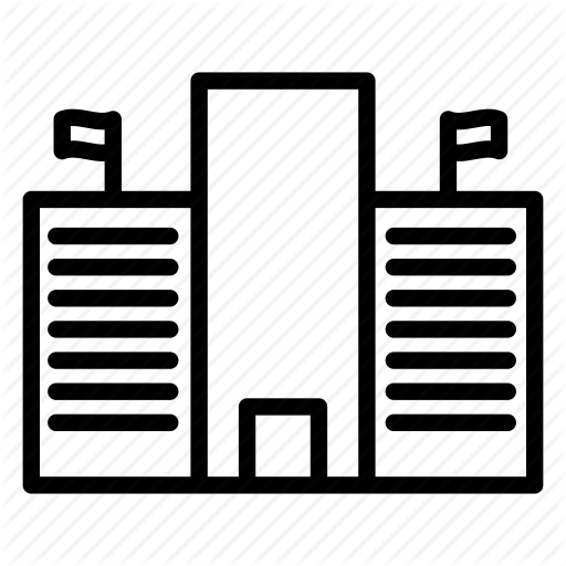 512x512 Building, Business, Court, Federal, Flag, Government, Office Icon