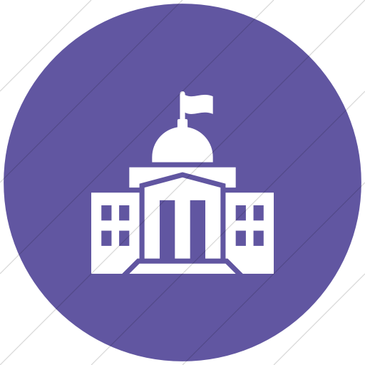512x512 Iconsetc Flat Circle White On Purple Iconathon Federal