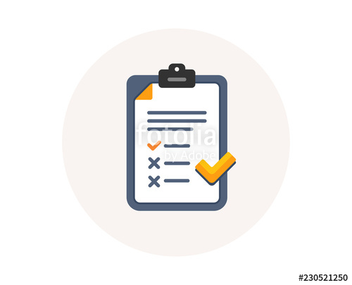 500x405 Clipboard With Checklist Icon Agreement Document Sign Feedback