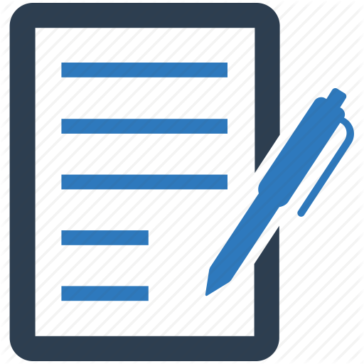 512x512 Contract, Feedback, Form Inquiry Icon