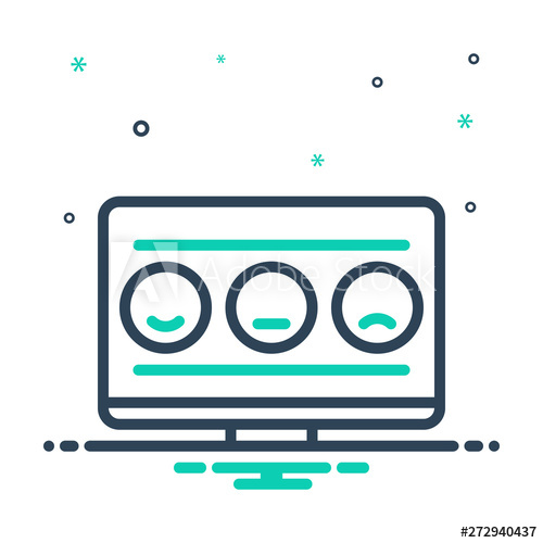 500x500 Black Mix Icon For Feedback Form