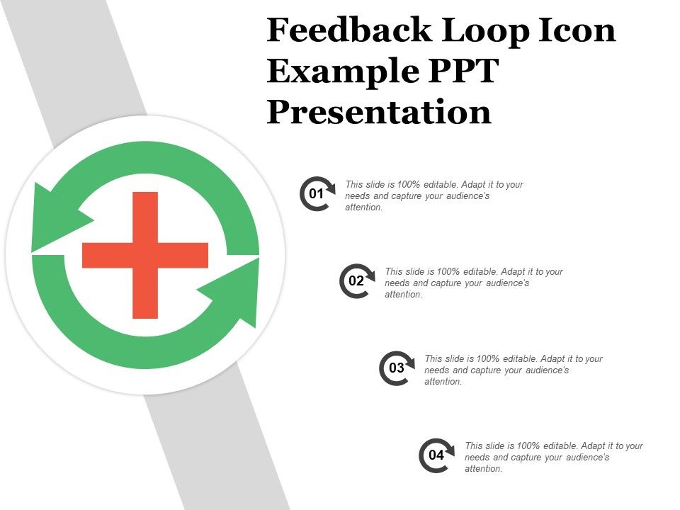 960x720 Feedback Loop Icon Example Ppt Presentation Powerpoint Slide