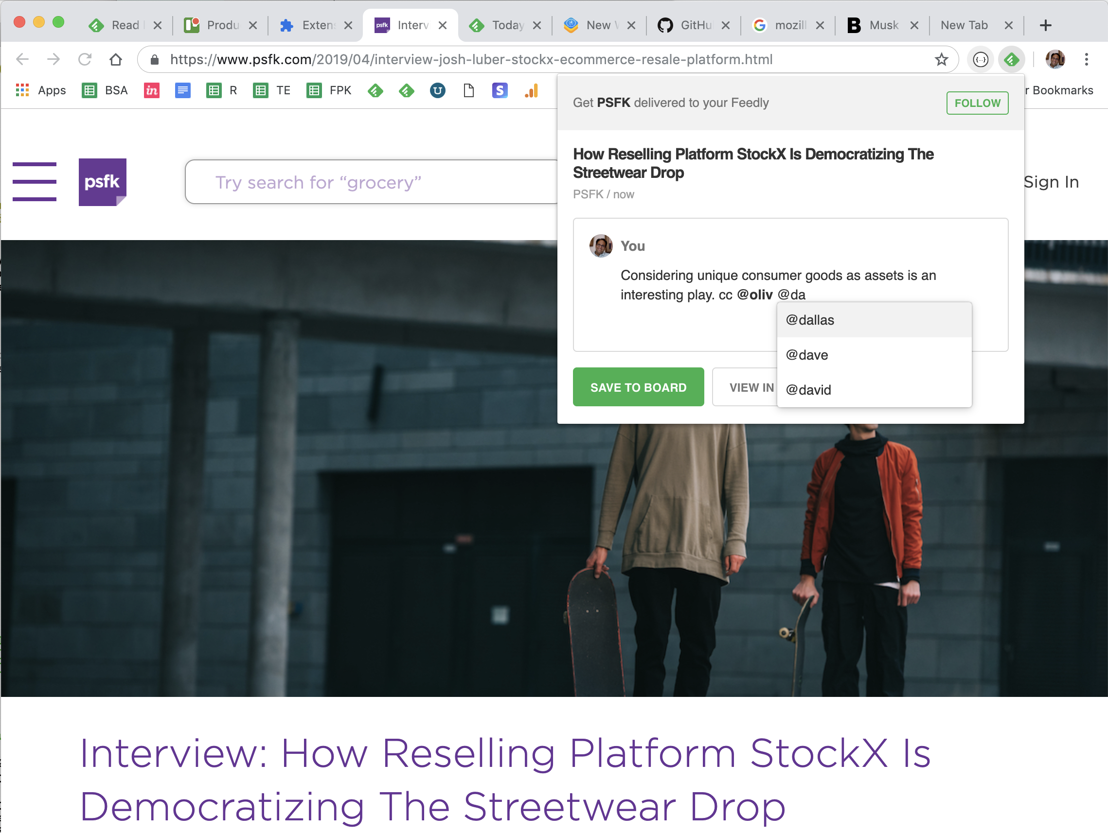 2278x1714 Save To Boards On The Go With Feedly Mini For Chrome And Firefox