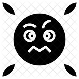 256x256 Hurt Feeling Icon Of Glyph Style