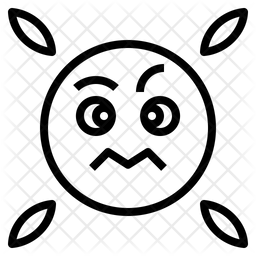 256x256 Hurt Feeling Icon Of Line Style