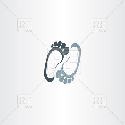 400x400 Human Feet Icon Vector Image Of Icons And Emblems Blaskorizov