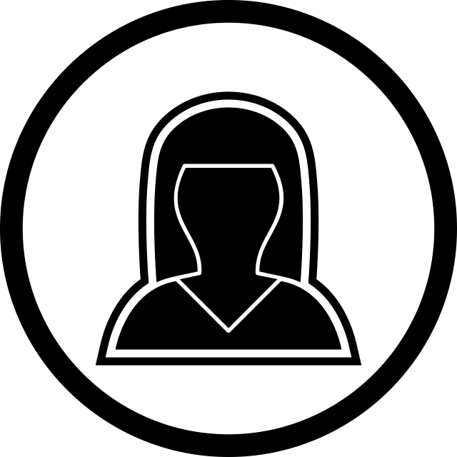 640x640 Female Avatar Icon In Trendy Style Isolated Background, Avatar