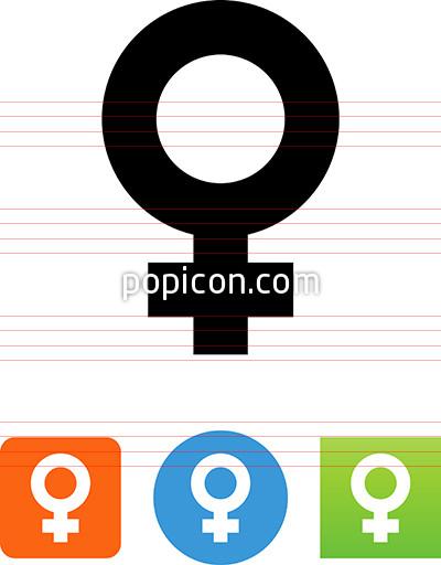 400x512 Female Gender Symbol Icon