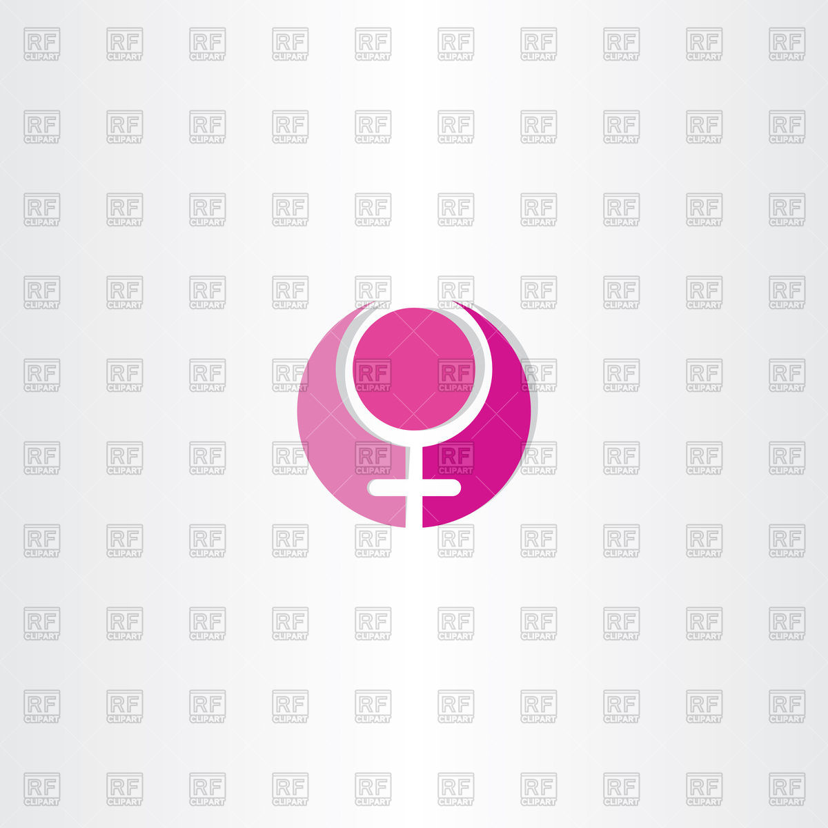 1200x1200 Female Gender Symbol Icon Vector Image Of Icons And Emblems