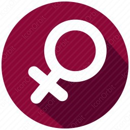 256x256 Female Gender Icon