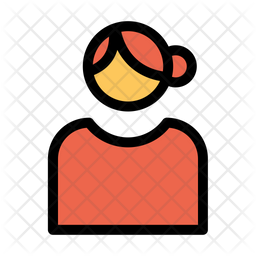 256x256 Profile Icon Of Colored Outline Style