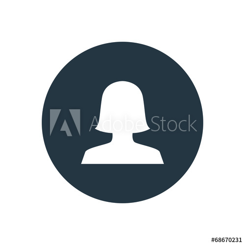 500x500 Female Profile Icon