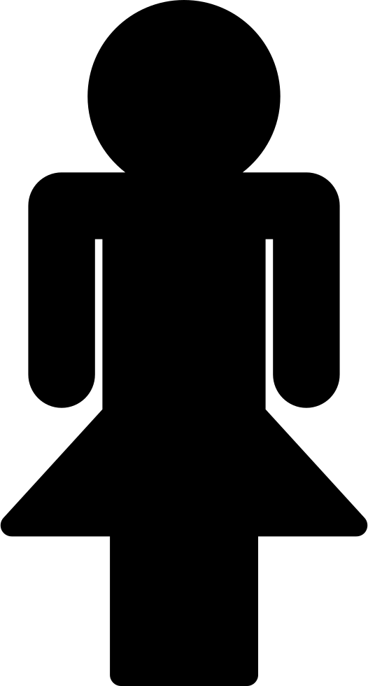 526x980 Female Silhouette Symbol Png Icon Free Download