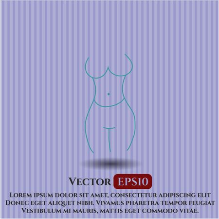 450x449 Female Silhouette Icon Freestock Vectors