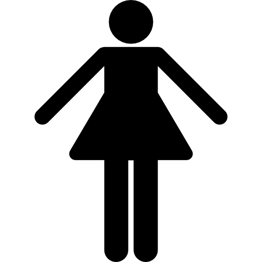 512x512 Female Silhouette Icons Free Download