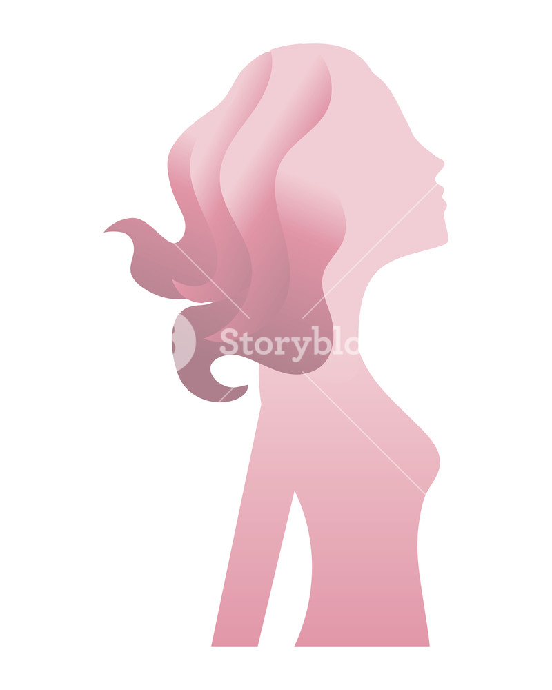 800x1000 Female Silhouette Icon Vector Illustration Graphic Design Royalty