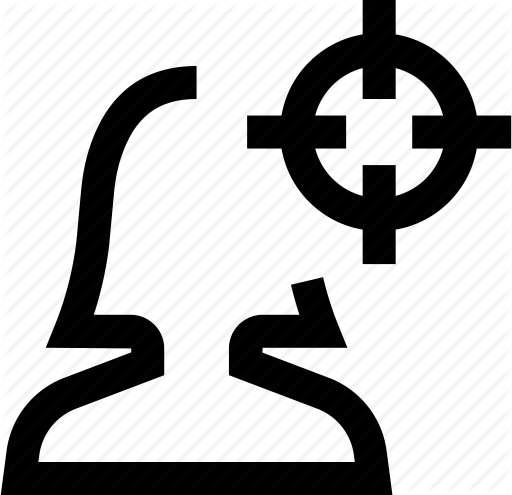 512x495 Avatar, Female, Silhouette, Target, Woman Icon