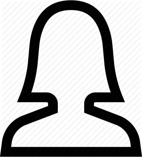 464x512 Avatar, Female, Silhouette, Woman Icon