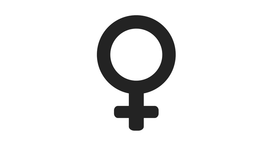 Female Symbol Icon In And Stock Footage Video 852x480 Female Symbol Icon In And Stock Footage Video