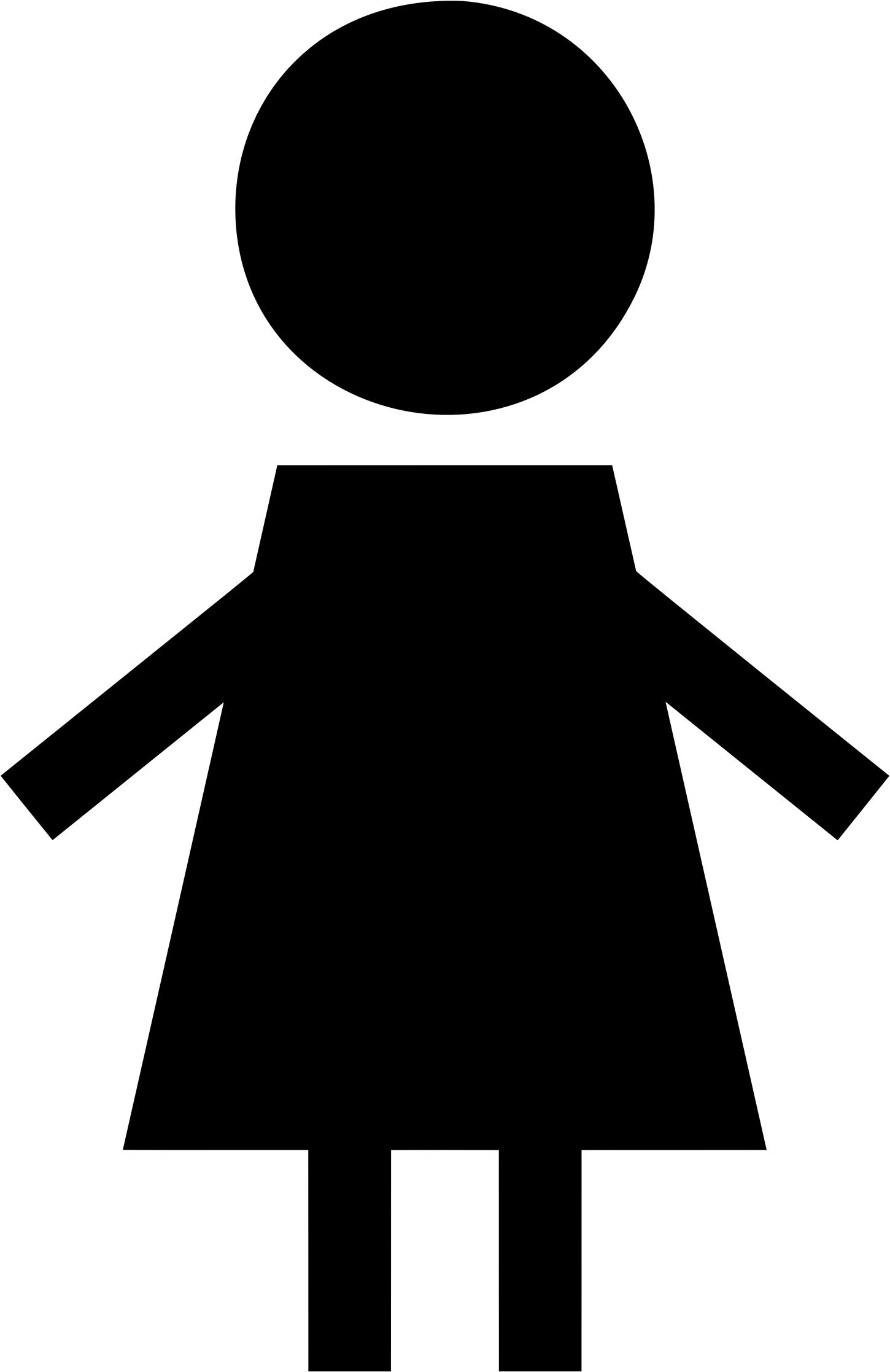 Female Symbol Silhouette Black Icons Png 1450x2234 Female Symbol Silhouette Black Icons Png