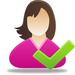 Accept Female User Icon Download Pretty Office Icons Iconspedia 256x256 Accept Female User Icon Download Pretty Office Icons Iconspedia