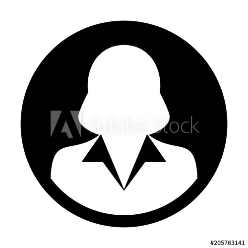 Profile Icon Vector Female User Person Avatar In Flat Color Glyph 500x500 Profile Icon Vector Female User Person Avatar In Flat Color Glyph