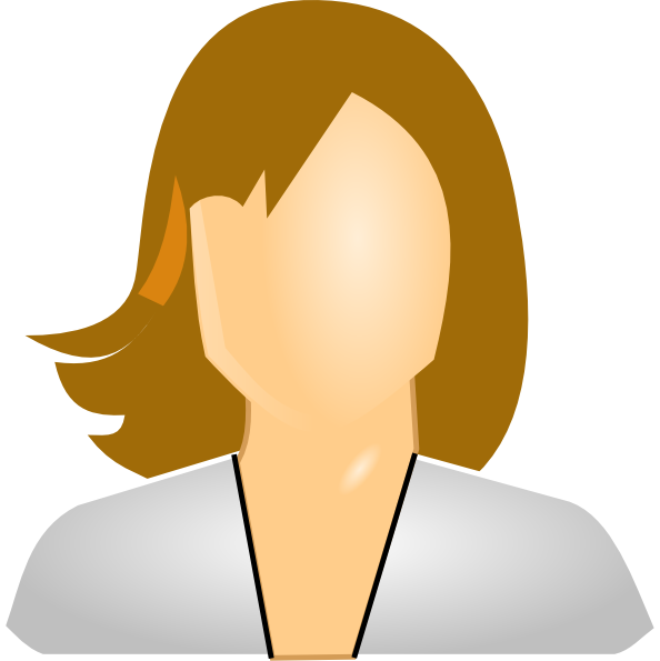 User Icon Female, White Clip Art 594x595 User Icon Female, White Clip Art