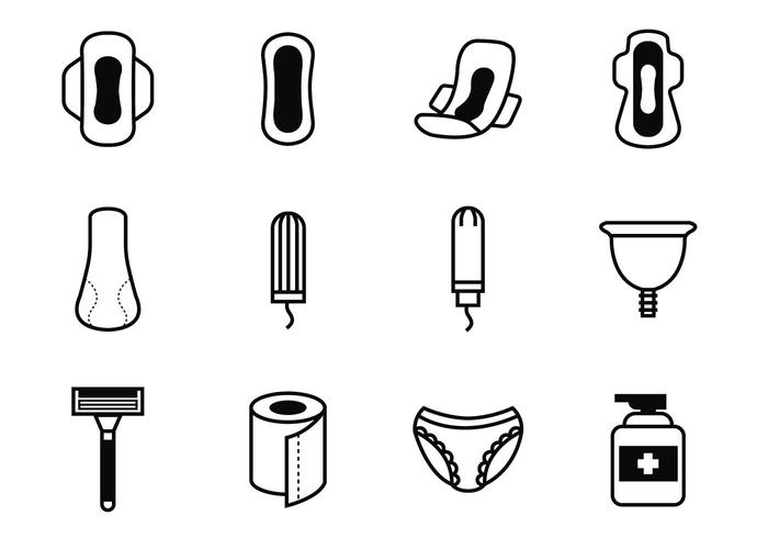 700x490 Free Feminine Hygiene Icons Vector
