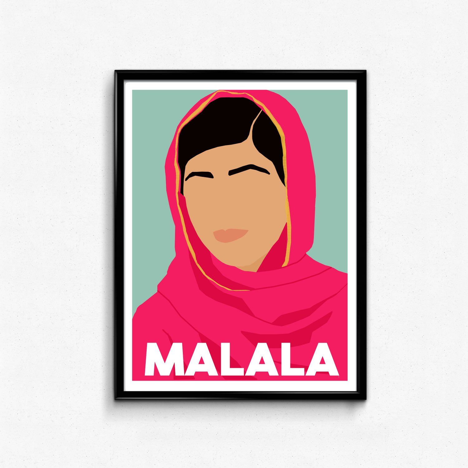 1500x1500 Malala Yousafzai Feminist Icon Print In Social Justice