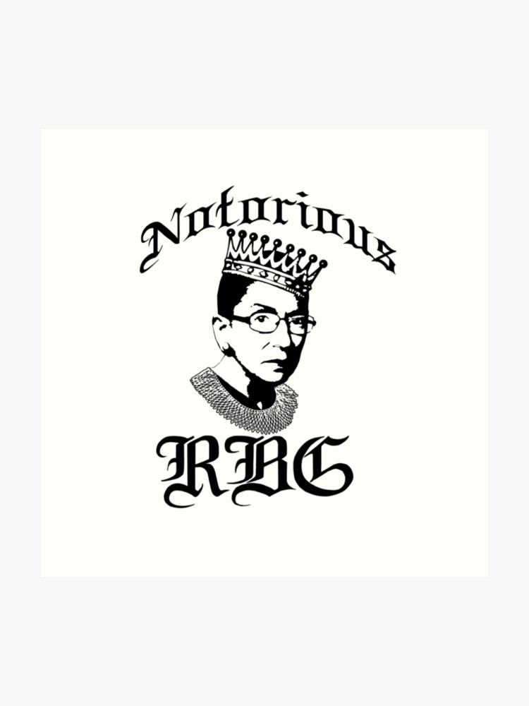 750x1000 Notorious Rbg Ruth Bader Ginsburg Scotus Feminist Icon Crown Art