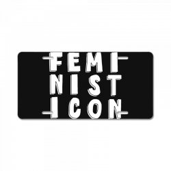 250x250 Custom Feminist Icon License Plate