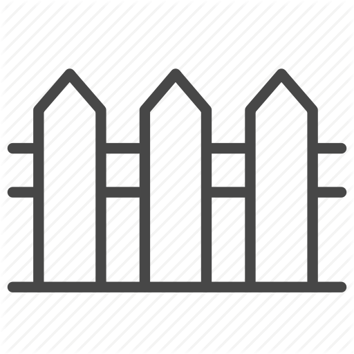 512x512 Fence, Paling, Picket, Protect, Wall, Wooden Fence Icon