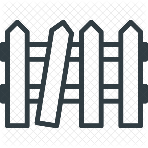 512x512 Fence Icon Of Line Style