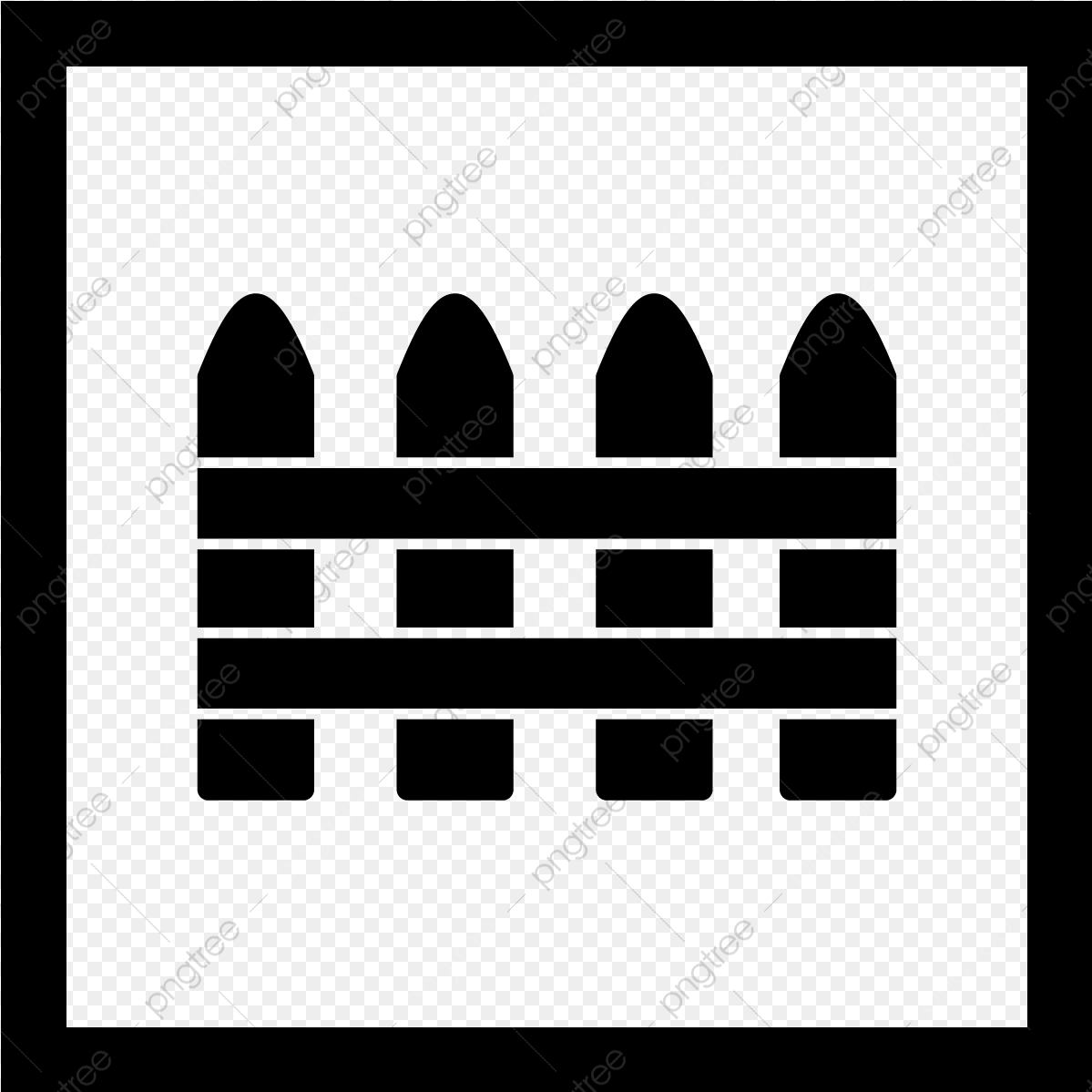 1199x1199 Vector Fence Icon, Fence, Palisade, Hedge Png And Vector