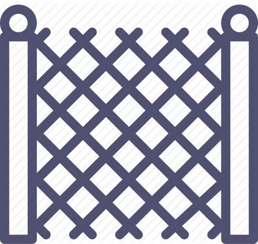 512x484 Building, Fence, Garden, Metal Icon