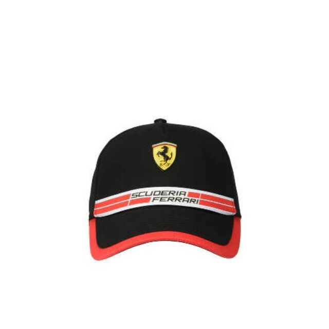 640x640 Scuderia Ferrari Cap With Icon Tape Black From Japan