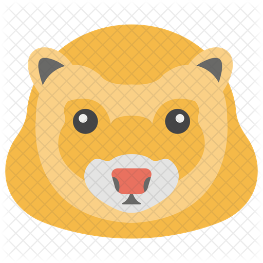 512x512 Ferret Icon Of Flat Style