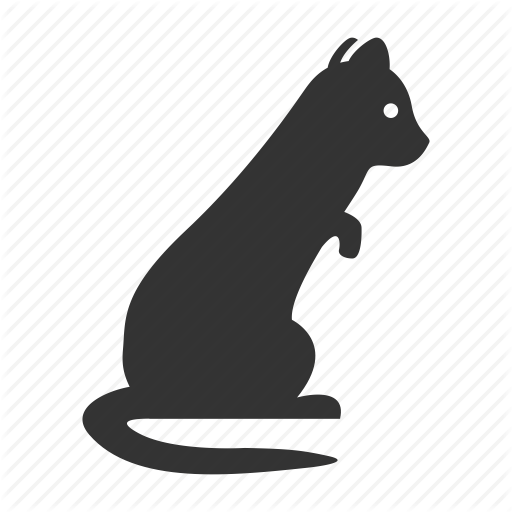 512x512 Animal, Ferret, Mongoose, Mustela, Pet, Polecat, Weasel Icon