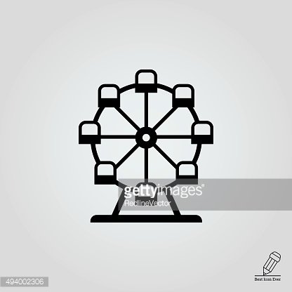416x416 Ferris Wheel Icon Premium Clipart