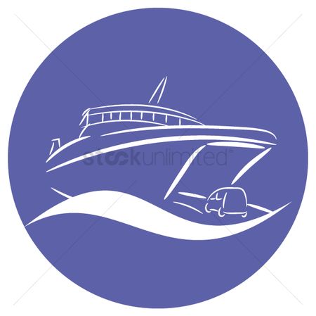 450x449 Free Ferry Icon Stock Vectors Stockunlimited