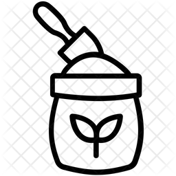 256x256 Fertilizer Bag Icon Of Line Style