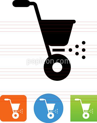 400x510 Lawn Fertilizer Spreader Icon