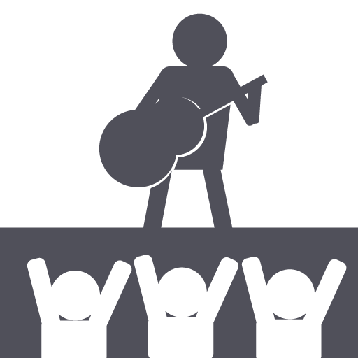 512x512 Rock, Band, Music, Stage, Festival Icon