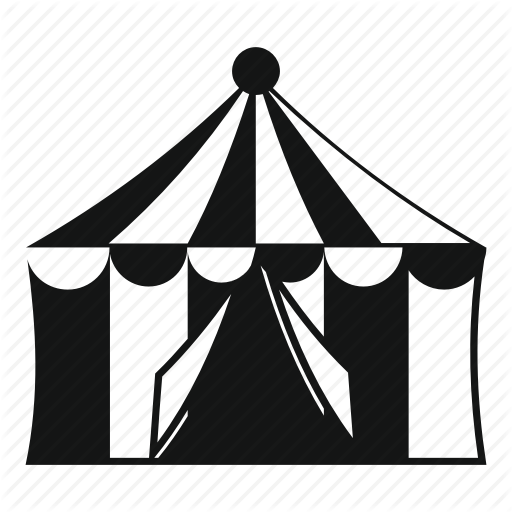 512x512 Amusement, Arena, Entertainment, Festival, Flag, Show, Tent Icon