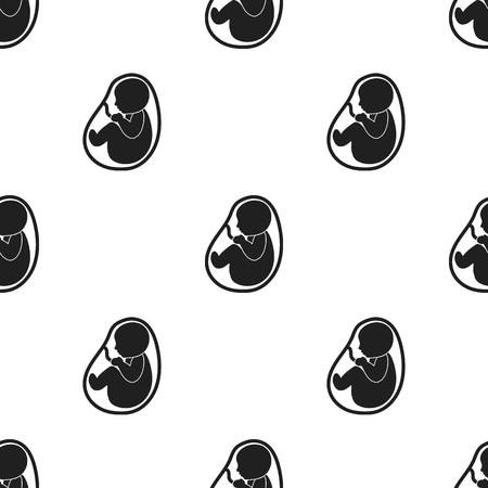 450x450 Fetus Icon In Black Style Isolated On White Background Pregnancy
