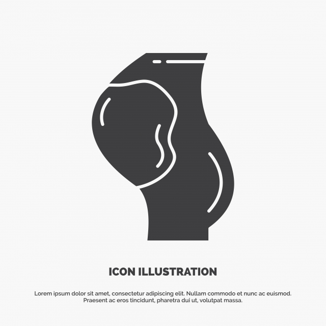 640x640 Pregnancy Pregnant Baby Obstetrics Fetus Icon Glyph Vector, Baby