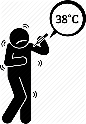 353x512 Fever, Feverish, High Temperature, Sick Icon