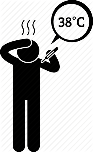 316x512 High Fever, Sick Icon