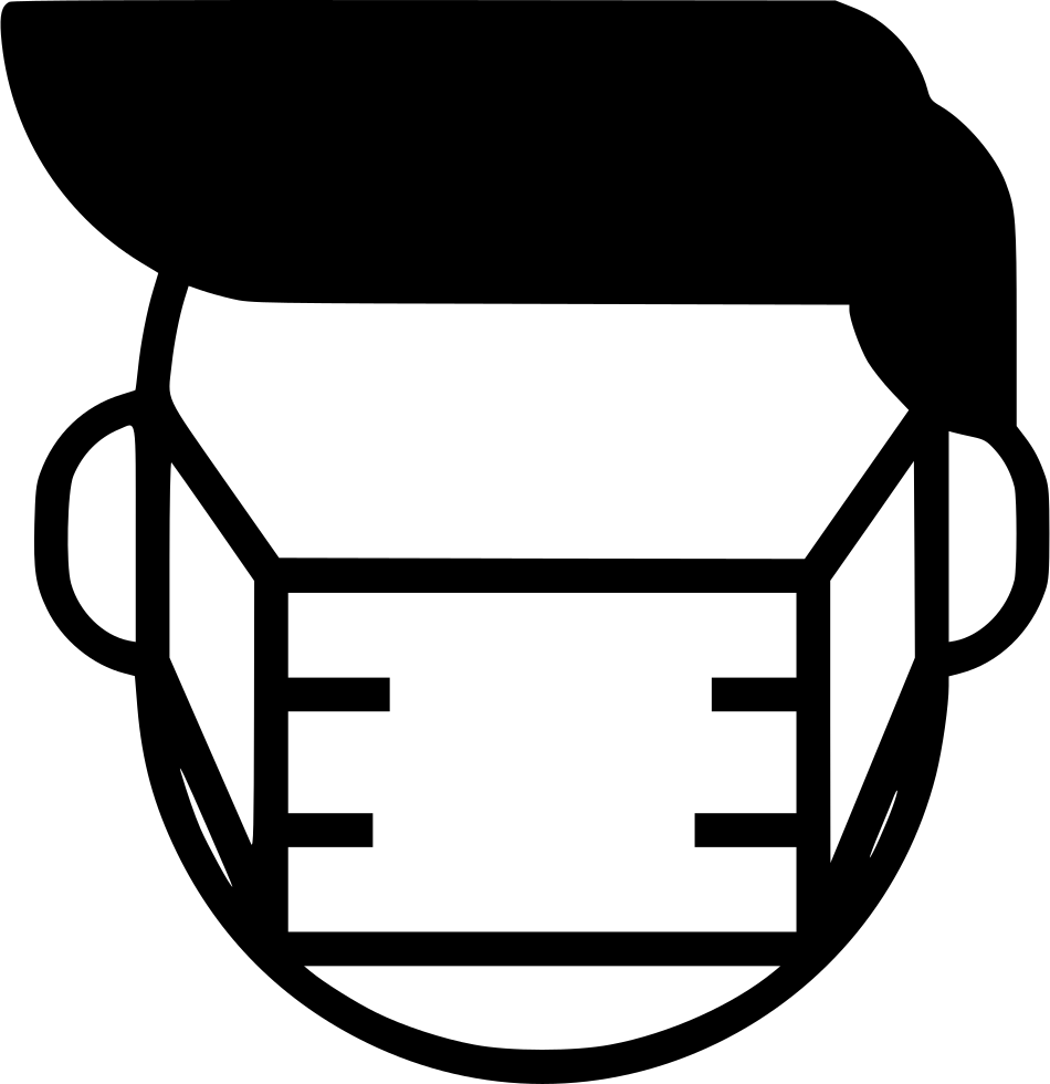 950x980 Mask Cover Face Hygine Cold Fever Png Icon Free Download