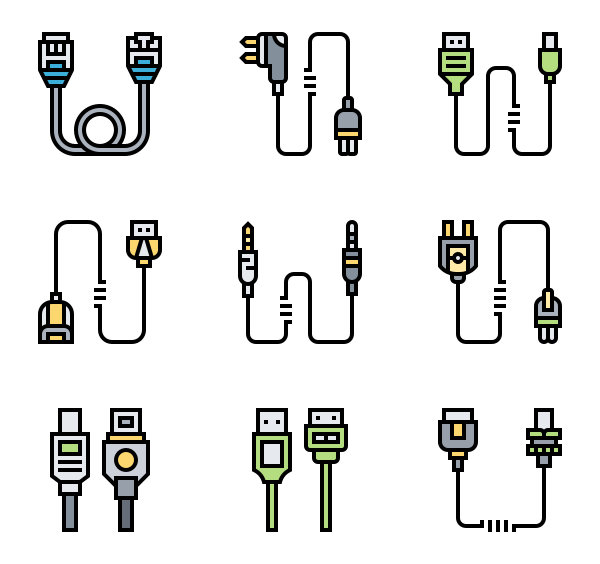 600x564 Fiber Icons